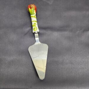 Temptations by Tara Tesher Ceramic Handle Pumpkin Patch Cake Pie Serving Utensil